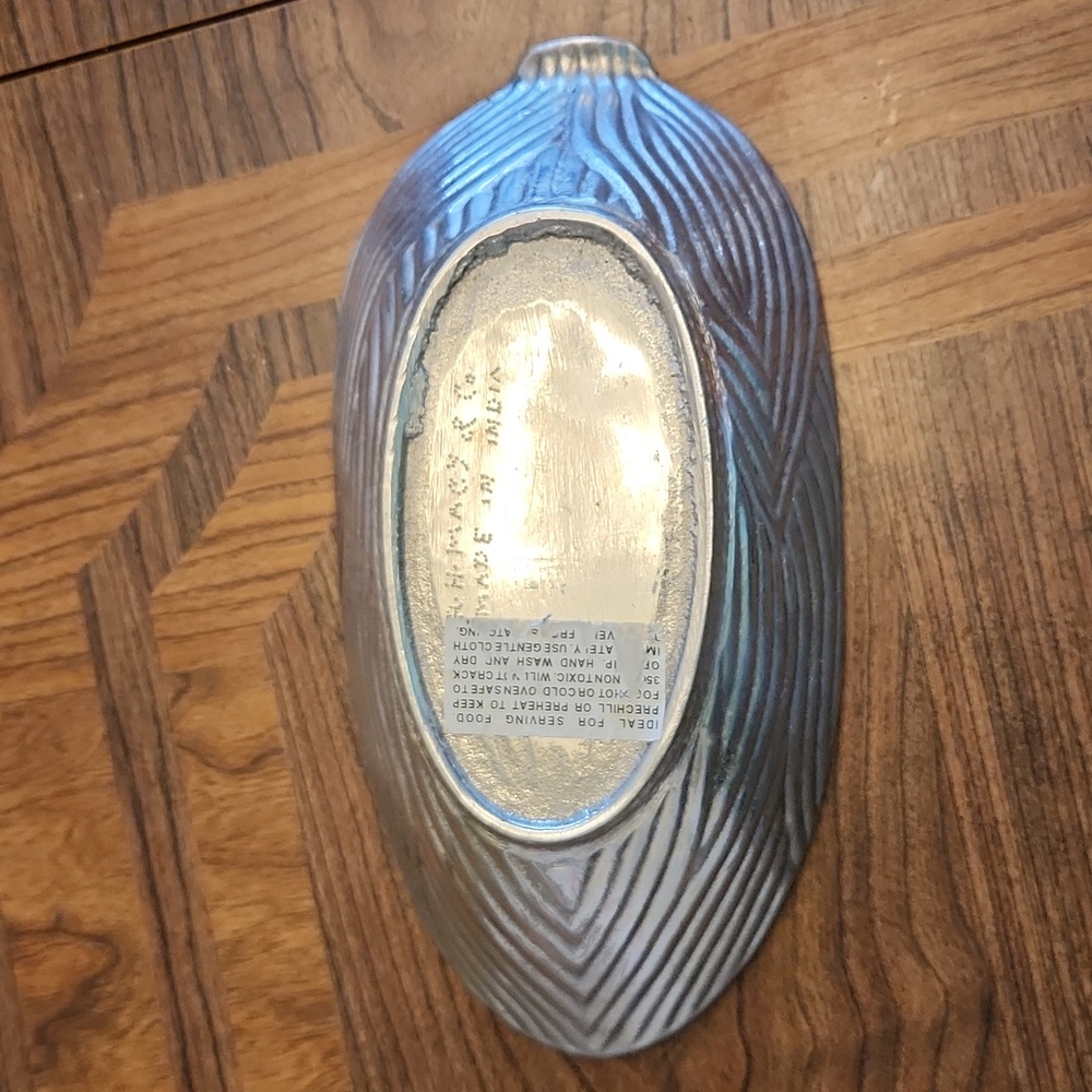 Vintage H.R. Macy & Company Metalware Corn Shaped Serving Bowl - Picture 3 of 4